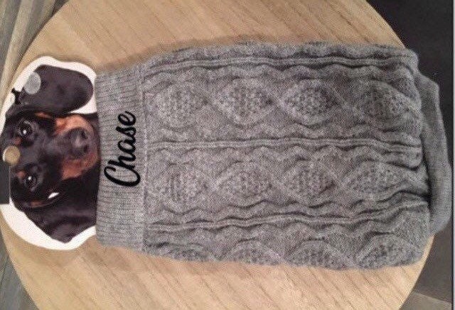 Pull Chien Personnalisé Cadeau Noël