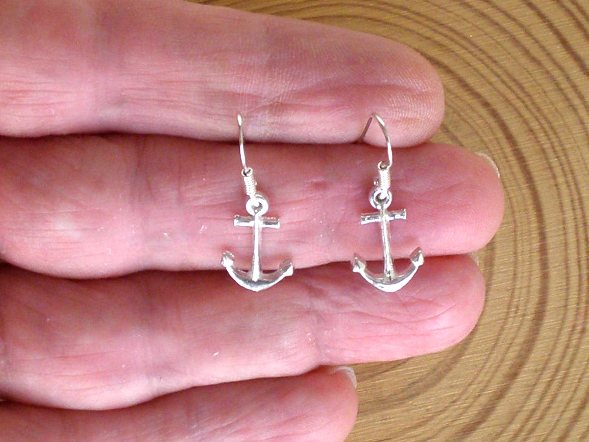 Orecchini Pendenti Con Ancora: Gioielli Nautici In Argento - Foto 10