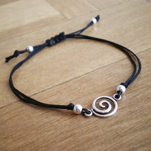 Spiralarmband, Spiral Schmuck, Sterling Silber Armband, Armband für Frau, Geschenk für Frau, silber Armband