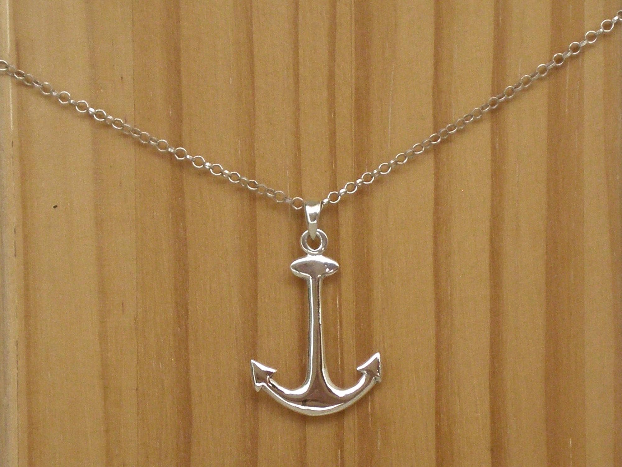 Catena IN Acciaio Con Ciondolo Ancora Mare IN Argento Marittimo - Foto 6