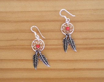 Drömfångareörhängen i sterlingsilver, Drömfångareörhängen, Örhängen i sterlingsilver, Drömfångareberlock