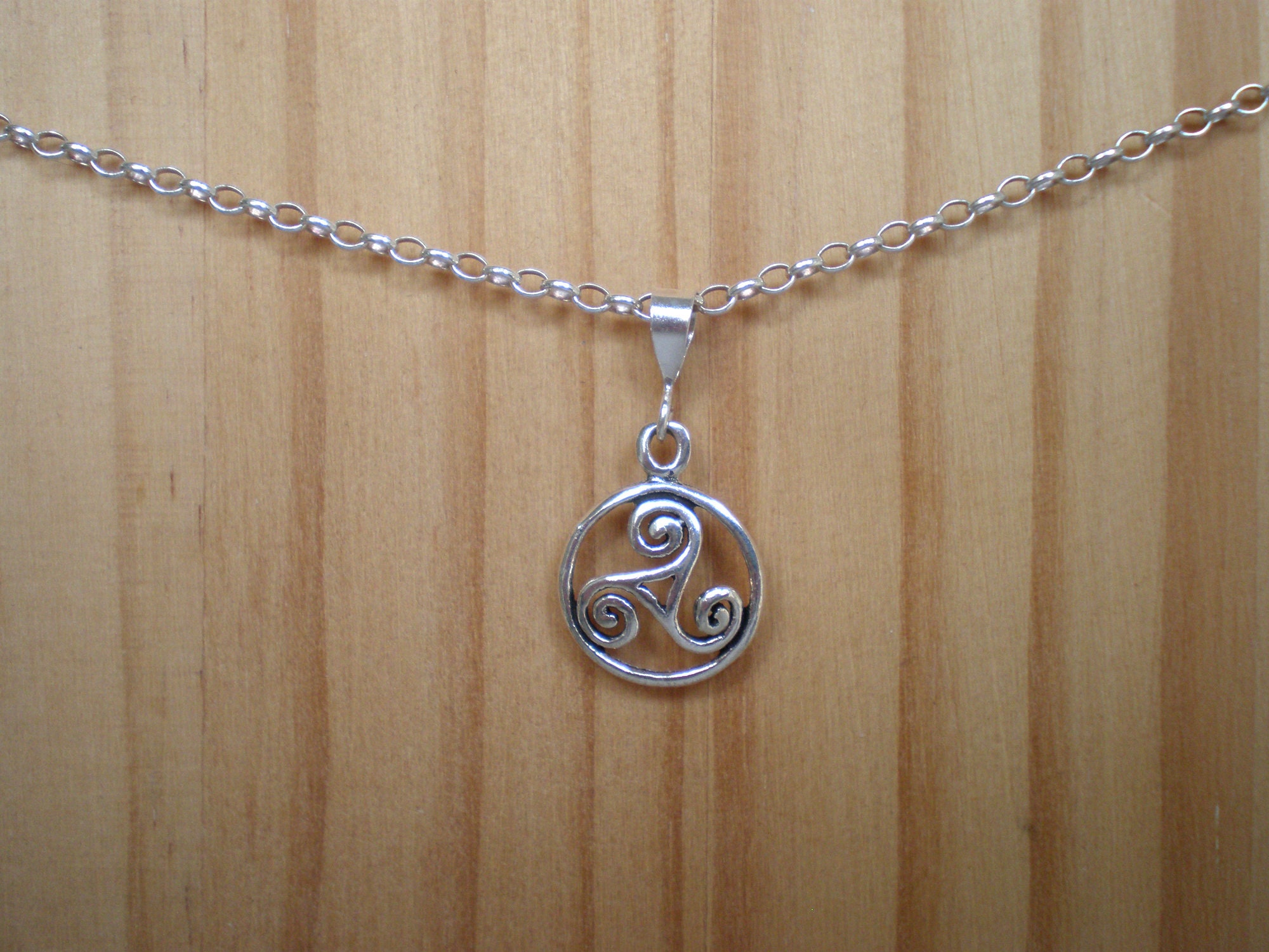 Pendentif Triskel En Argent Massif 925/1000 - Symbole Celtique - Neuf Avec étiquettes