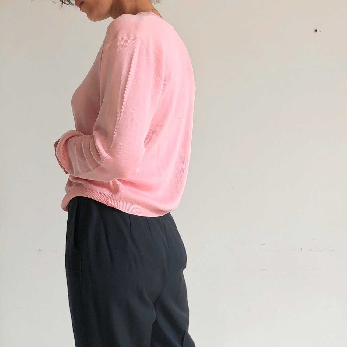 Toddler Girl Classic Knit Cardigan-Pink main image 0