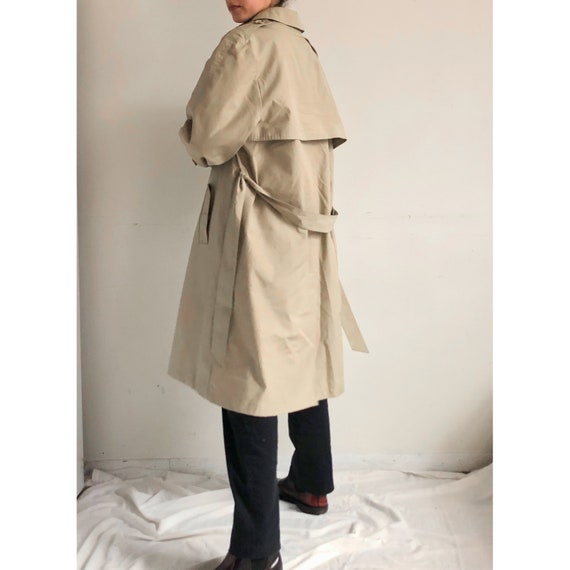 vintage classic beige trench coat - image 5