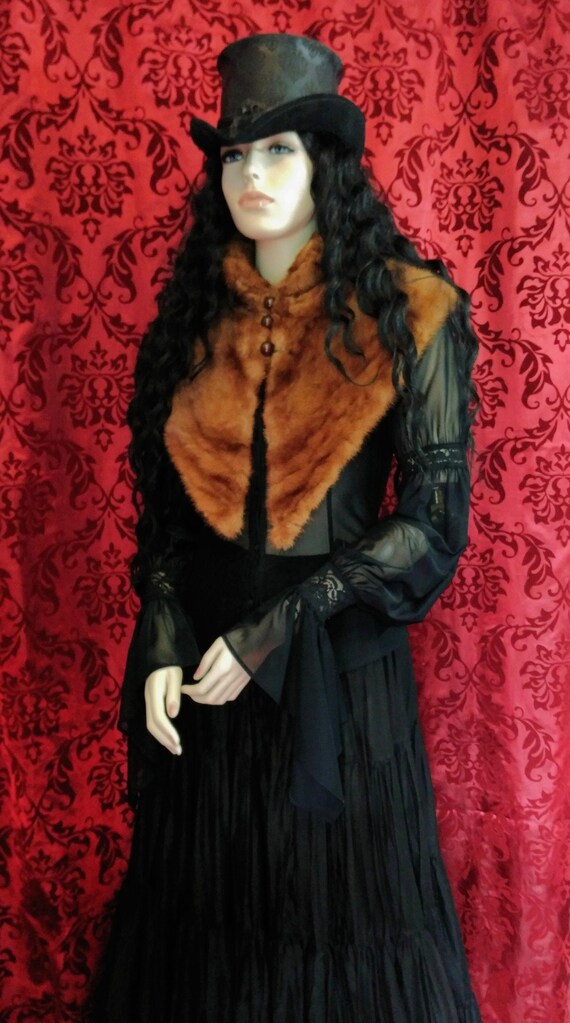 Vintage Victorian Mink Capelet