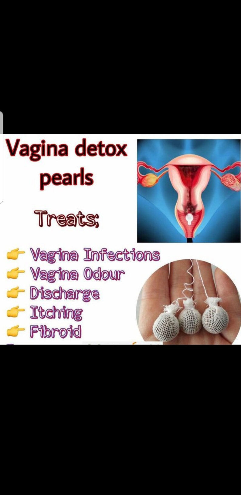3 yoni pearls1 cleansevagina cleansing detox pearl Etsy