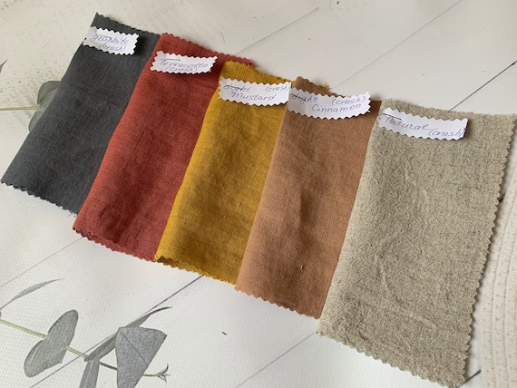 Tollpiz - Cortina De Lino Para Sala De Estar, Con Bolsillo Para Barra