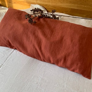 Long Linen Pillowcases/ Body Pillowcase/ Linen pillow 20x40/ Body pillow/ Custom Body Pillowcase/ Body Pillow for Gift