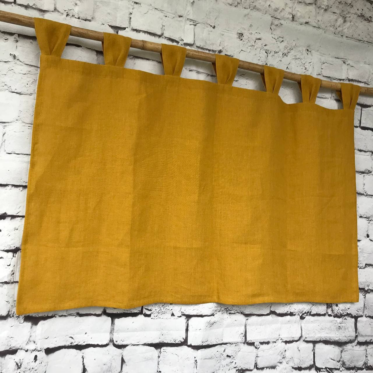 Burlap Curtains Cottage Kitchen Farmhouse curtains for living Etsy