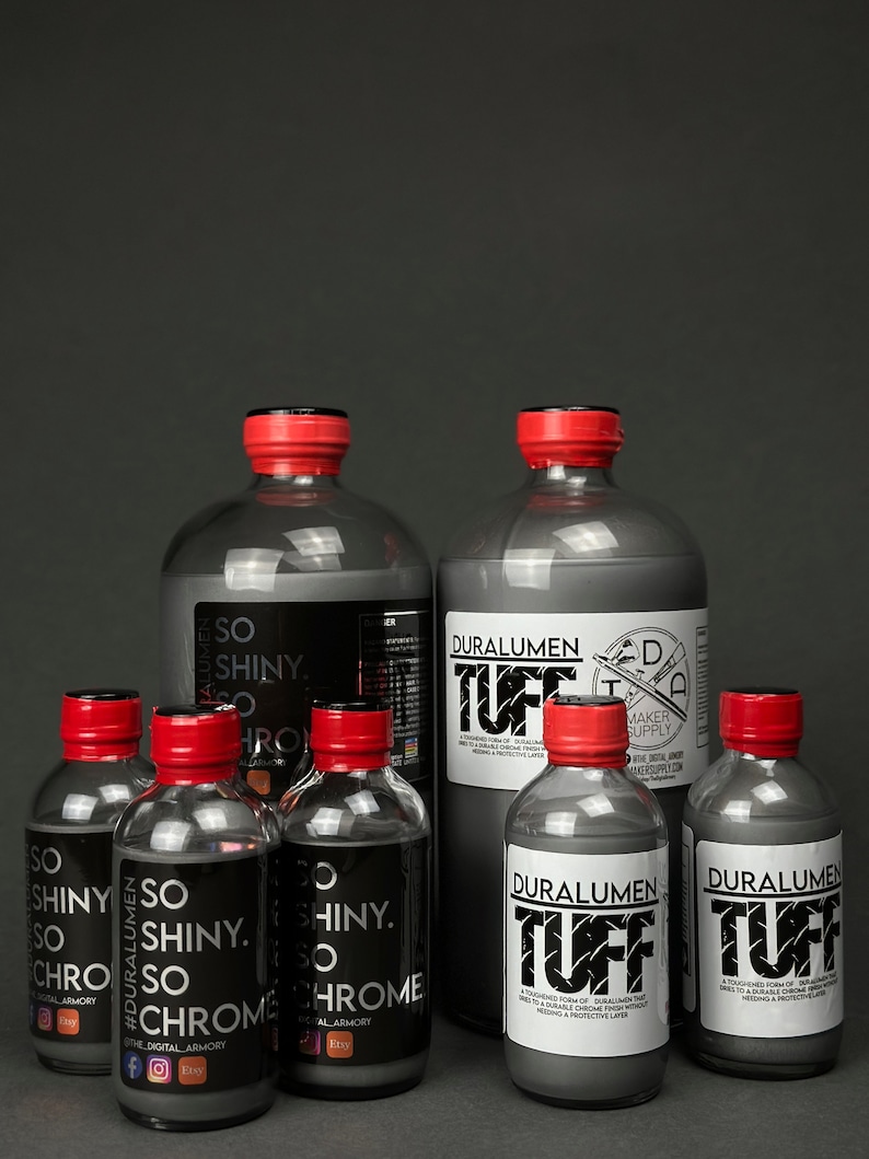 DURALUMEN TUFF – Abrasion Resistant Chrome Paint – 4oz image 5