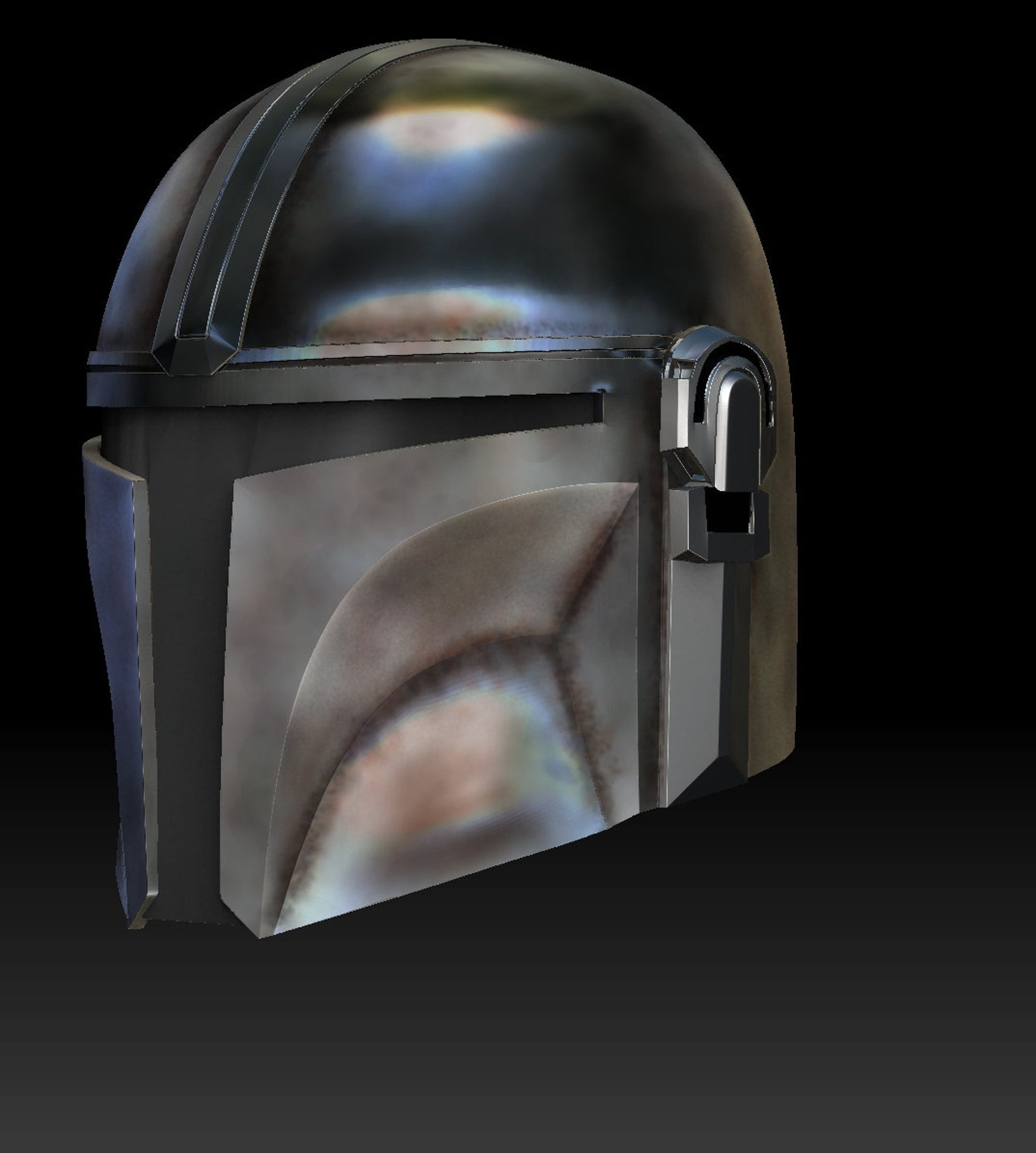 The Mandalorian Helmet 3d print file stl based on SCREEN | Etsy