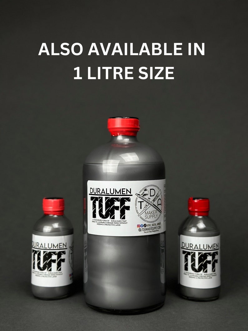 DURALUMEN TUFF – Abrasion Resistant Chrome Paint – 4oz image 4