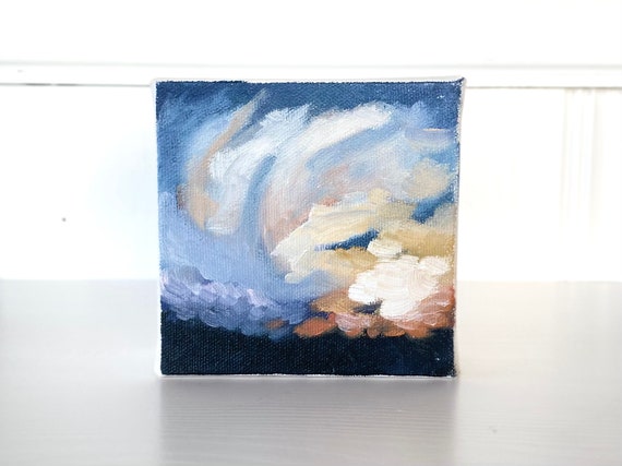 4" x 4" Oil Painting