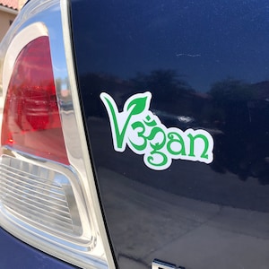 Vegan Om Magnet | Refrigerator Magnets | Office Magnets | Locker Magnets | Car Magnets