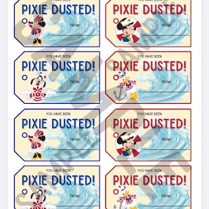Disney Pixie Dusting Gift Tag | You Have Pixie Dusted | Magical Printable Tag | Digital File