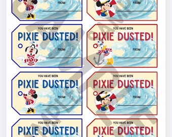 Disney Pixie Dusting Gift Tag | You Have Pixie Dusted | Magical Printable Tag | Digital File