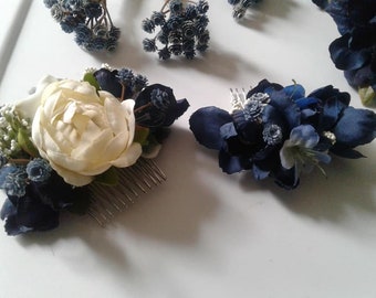 Wedding Pkg Haircombs Set Bouts Something Borrowed Something Blue  Hair combs,Artisan hair comb, Western, Groom Groomsmen Bouts, Pins