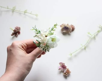 White delicate pin