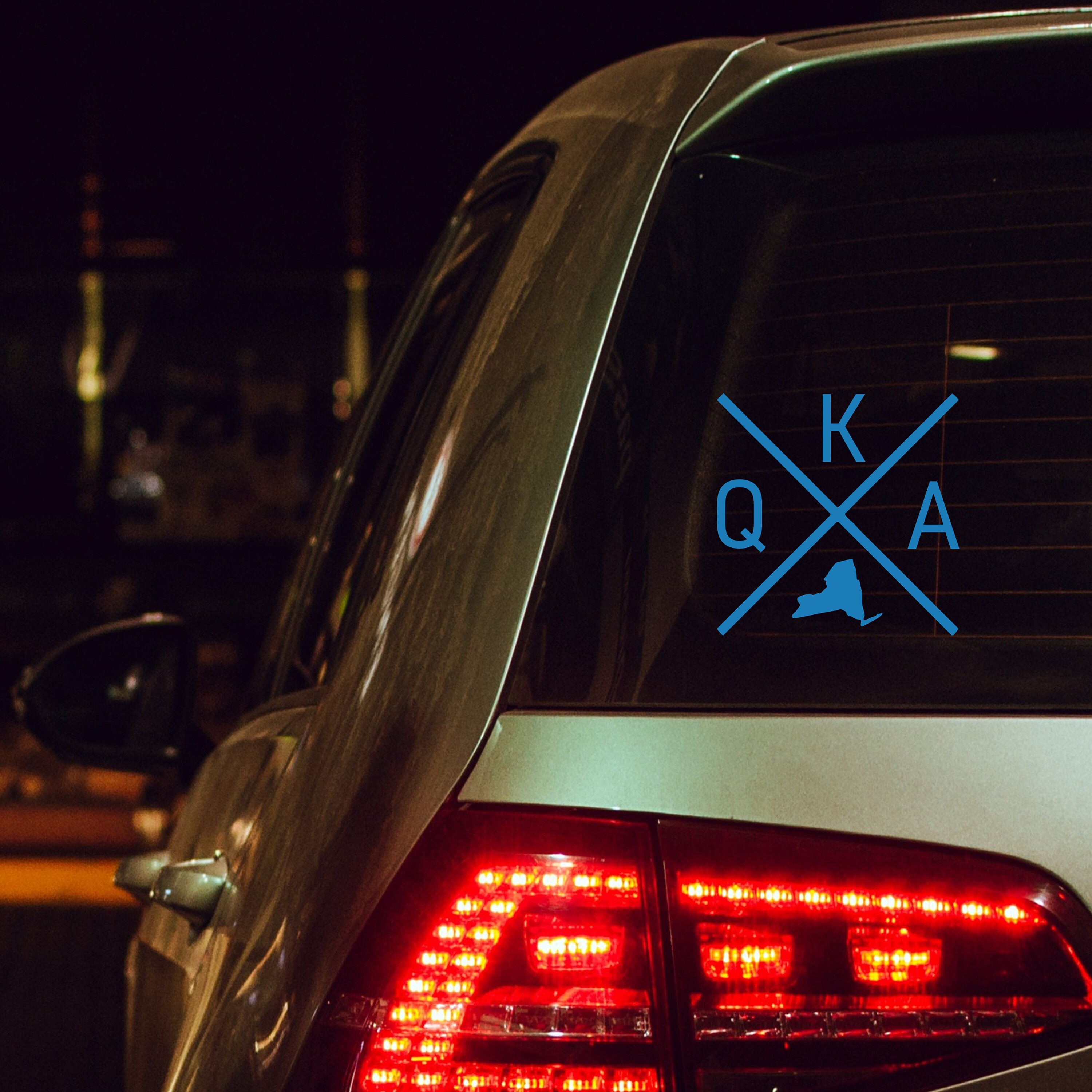 QKA Keuka Lake Finger Lakes NY Vinyl Decal Sticker Crooked Etsy