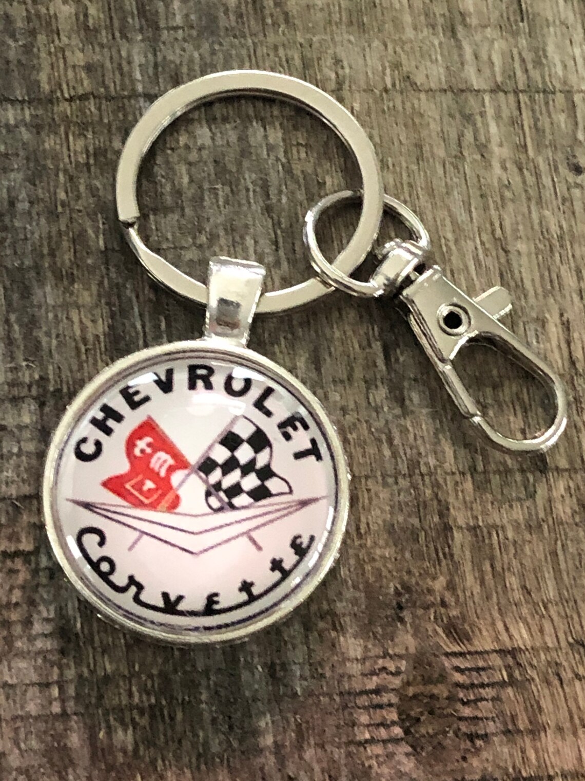 Chevrolet Corvette keychain Etsy