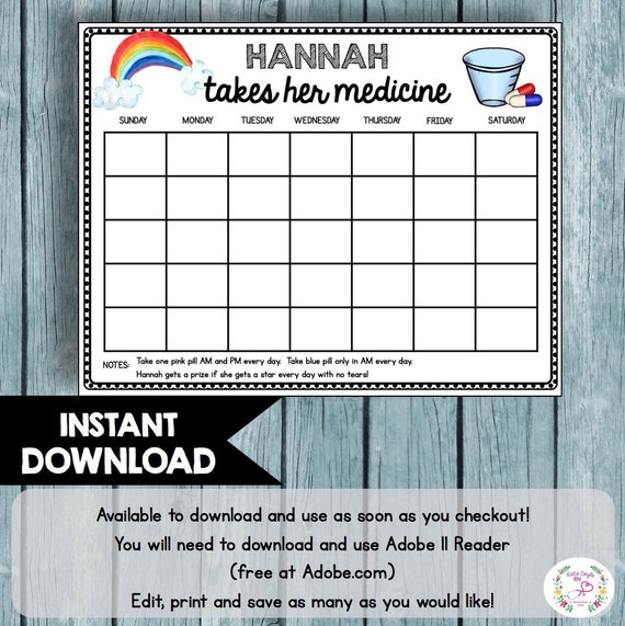 Children S Medicine Chart