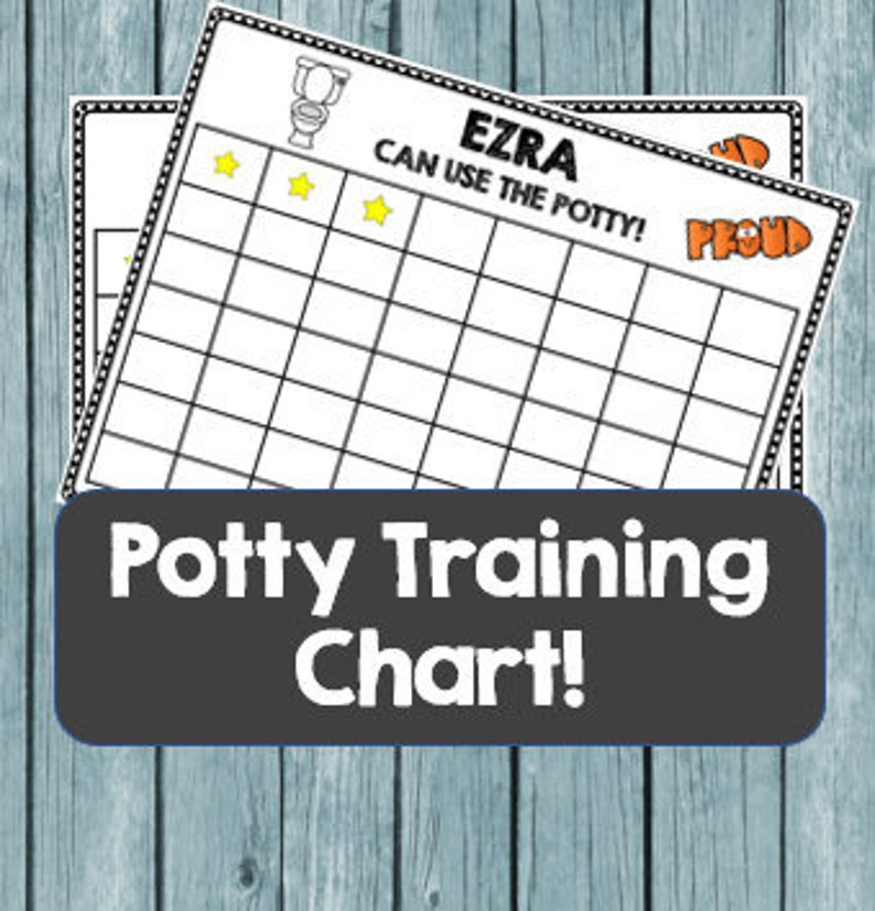 Editable Potty Training Chart