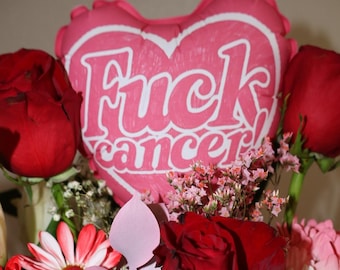 6in Pink Heart Balloon, Cancer Survivor Gift, Chemo Care Package, Waterproof, Air-Inflated