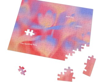 F*ck You Cancer Gradient 2 Jigsaw Puzzle (30, 110-Piece)