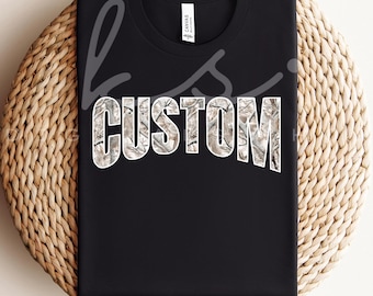 Custom Mascot Camo PNG | Personalized Team Pride Graphic | Digital Download