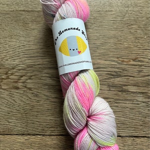 Destash Yarn: The Lemonade Shop, Fingering Weight sock yarn, 100g
