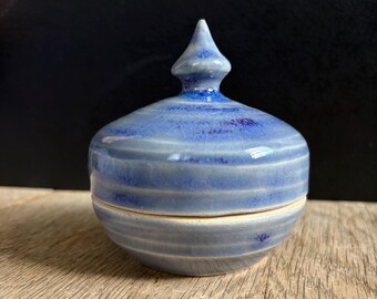 Glazed Stoneware Notions Jar