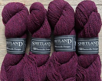 Harrisville Designs, Shetland Fingering Yarn, 4 skeins, 50g each
