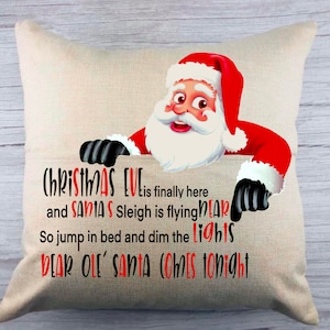 Christmas Sublimation Designs/Santa book Png/Santa Pillows/Book Pillow Design Png/Christmas Pillow Png