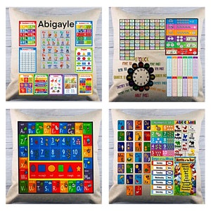 Learning pillow png, Learning pillow, Learning Templates, Kids Learning pillow Sublimation (4)