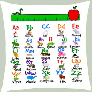 Learning pillow, preschool learning pillow template,Pillow