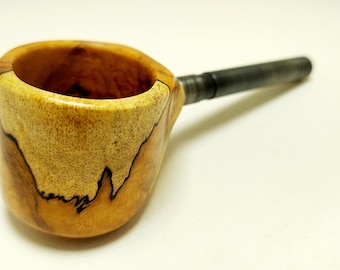 Handmade Wood Coffee Scoop with aluminum handle