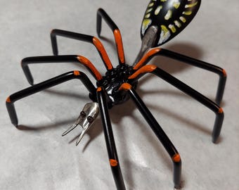 For Halloween: Metal Sculpture of a spider