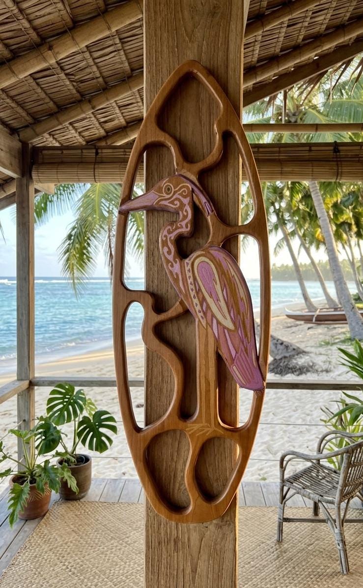 Wooden Polynesian Frame - Etsy