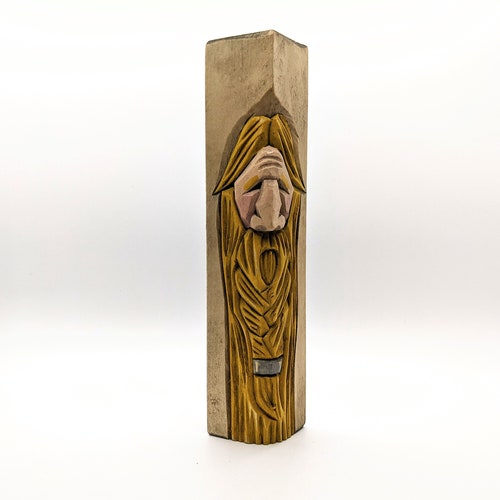 Hand Carved outlet Wood Spirit/Tree Man/Green Man