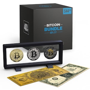 Bitcoin (BTC) Bundle | 40% OFF Limited Time Sale | Gift for Him | Holliday Cryptocurrency Gift