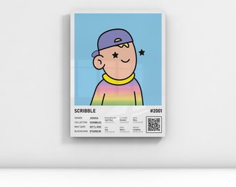 Custom NFT Acrylic Wall Art by Cryptochips | Turn Your Digital Art Into Physical Tangible Collectables | NFT Gift