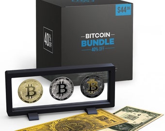 Bitcoin (BTC) Bundle | 40% OFF Limited Time Sale | Gift for Him | Holliday Cryptocurrency Gift