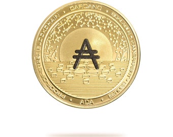 Cardano (ADA) 2022 Edition Physical Crypto Coin by Cryptochips | Best Selling Cryptocurrency Collectables | Quality Cardano Merch | ADA Gift