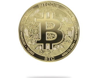 Cryptochips | Bitcoin (BTC) Physical Crypto Coin | Collectable Cryptocurrency You Can HODL | Bitcoin Art