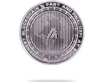 Algorand (ALGO) Fysisk kryptomynt från Cryptochips | Bästsäljande kryptovaluta-samlarobjekt | Högkvalitativ Algorand-merchandise | Present till honom