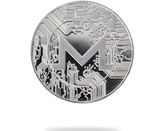 Moneda criptográfica física Monero (XMR) de Cryptochips / Coleccionables de criptomonedas más vendidos / Regalo para él / DEFI Merch