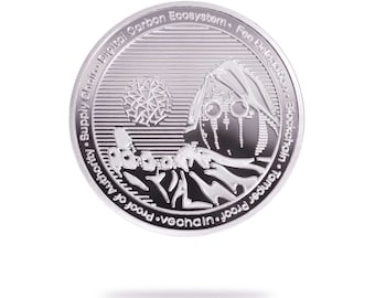 VeChain (VET) Physical Crypto Coin by Cryptochips | Best Selling Cryptocurrency Collectables | High Quality VeChain Merch | Gift For Him