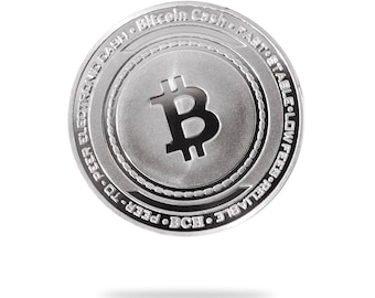 Bitcoin Cash (BCH) Physical Crypto Coin by Cryptochips | Collectable Cryptocurrency You Can HODL | Gift For Him