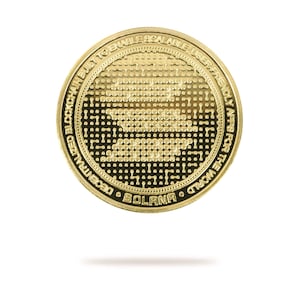 Solana (SOL) Physische Krypto Münze von Cryptochips | Meistverkaufte Kryptowährung Sammlerstücke | Hochwertiges Solona Merch | Geschenk für Ihn
