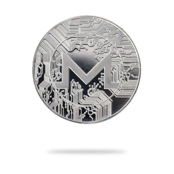 Monero (XMR) Physische Krypto Münze von Cryptochips | Meistverkaufte Kryptowährung Sammlerstücke | Geschenk für Ihn | DEFI Merch